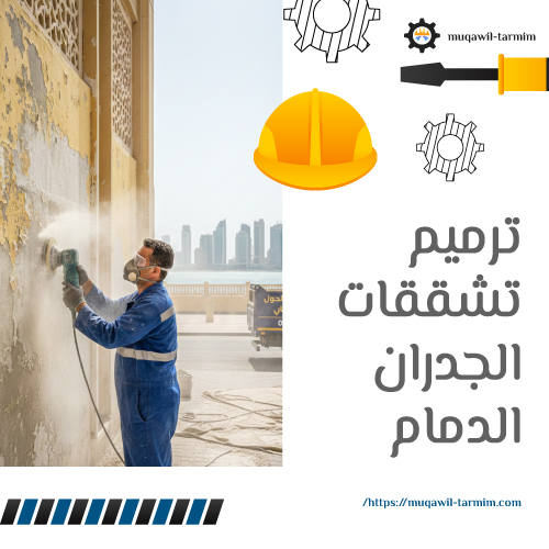 ترميم تشققات الجدران الدمام